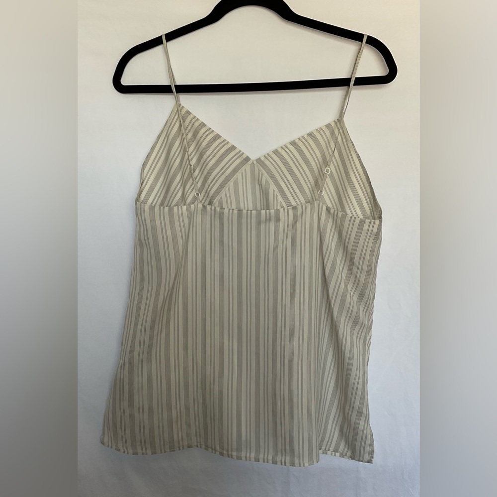 Vince Cream Fitted Asymmetrical Camisole - Picture 5 of 7